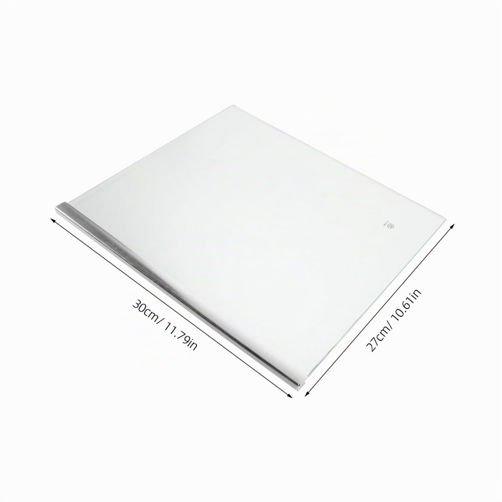 Alipis Estante de Vidrio Templado y Soporte Estable para Refrigerador y Congelador Fácil de Limpiar Accesorio Práctico y Duradero Adecuado para Cocina y Hogar