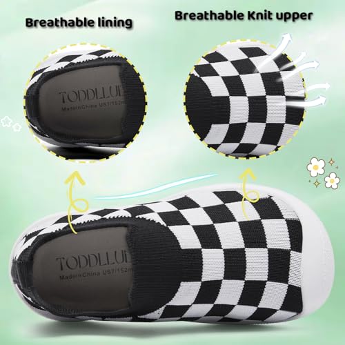 Toddler Shoes Boys Girls | with Arch Support | Slip-on| Barefoot | Breathable & Non-Slip Tennis Shoes3