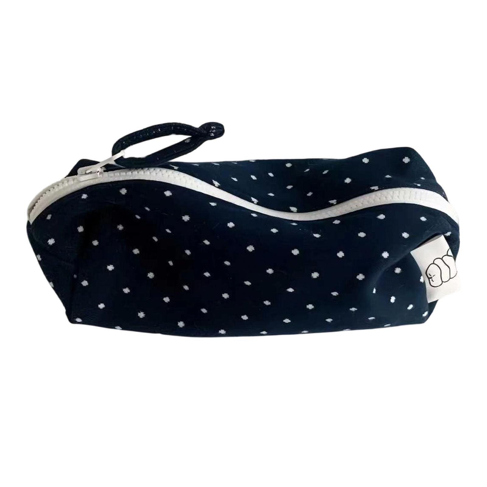 Cute Large Capacity Pencil Case for Girls, Polka Dot Pen Pouch Organizer