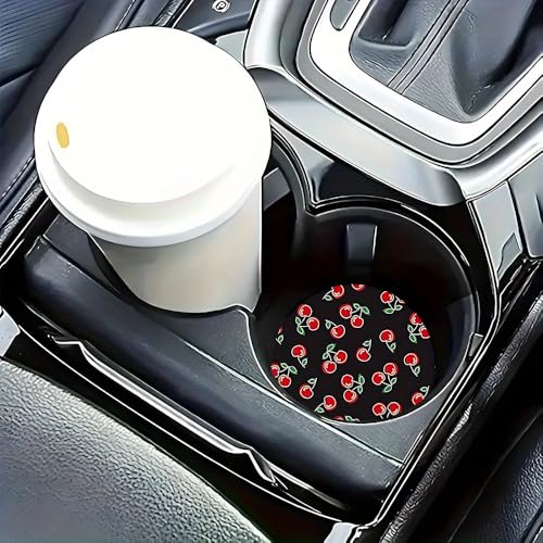 2pcs Cute Litter Cherry Portavasos para Carro miniatura 3
