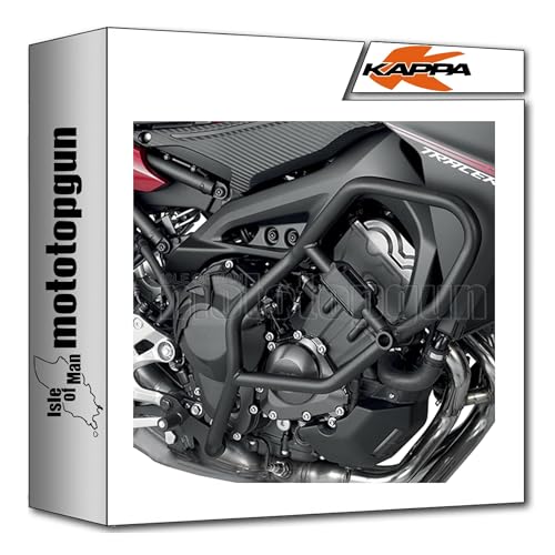 kappa kn2139 sturzbugel schwarz kompatibel mit yamaha tracer 900 / gt 2018 2019 2020 mototopgun