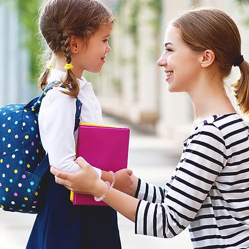 Back to School Bracelets Matching Heart Mother Daughter Bracelets First Day of School Gifts4