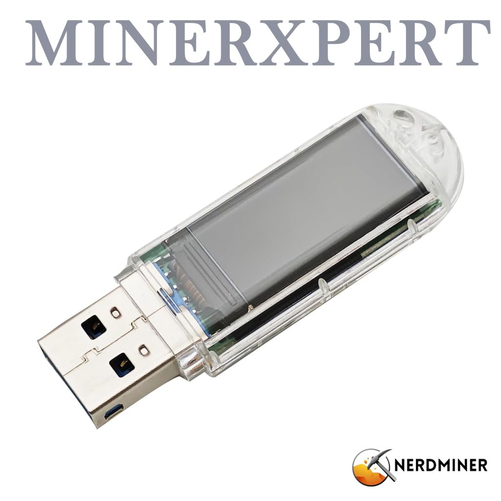NerdMiner V2 USB Bitcoin Mining Stick - 300KH/s 3W Low Power Solo Miner,  WiFi Monitoring, Chance to Win 3.125 BTC - USB-A Plug & Play Cryptocurrency  Miner : Amazon.ca: Electronics