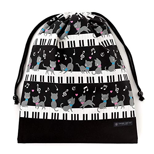 Sac de gym motif chat danse pour le changement de vêtements de rechange
