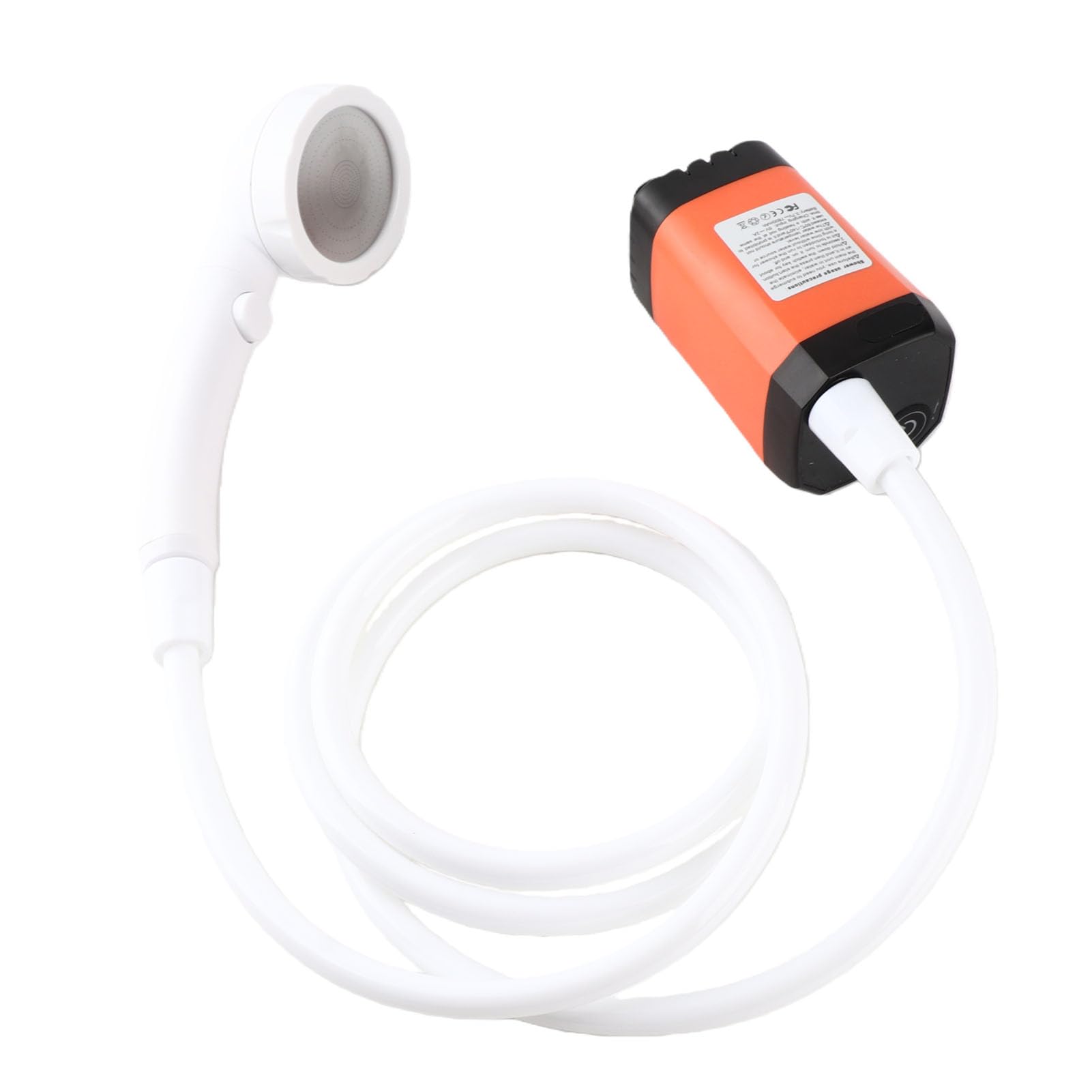 Alomejor Doccia Portatile Ricaricabile con Display Temperatura, Shower
