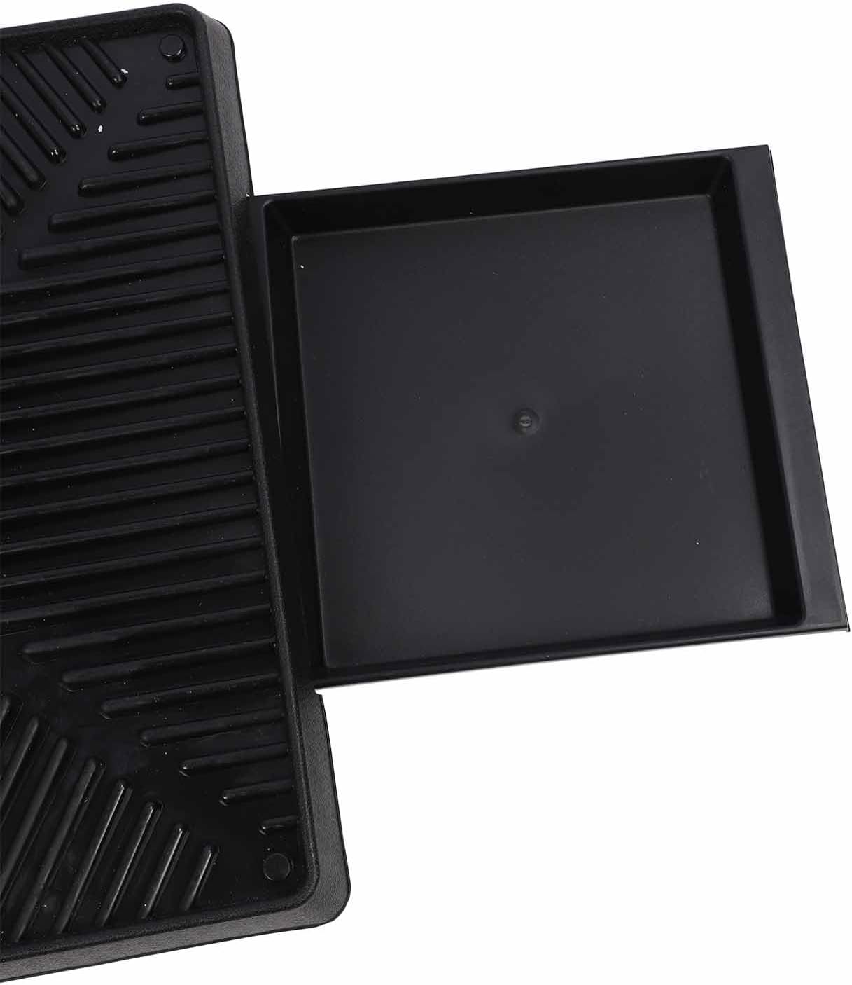 Generic Dog Grass Potty Tray, Large Capacity Reusable Odor Resistant Puppy Training Artificial Grass Pee Pad with Drawer Design, for Indoor Outdoor Medium Large Dogs (Small Size)