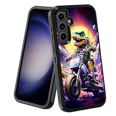 Dinosaur Riding a Motorcycle