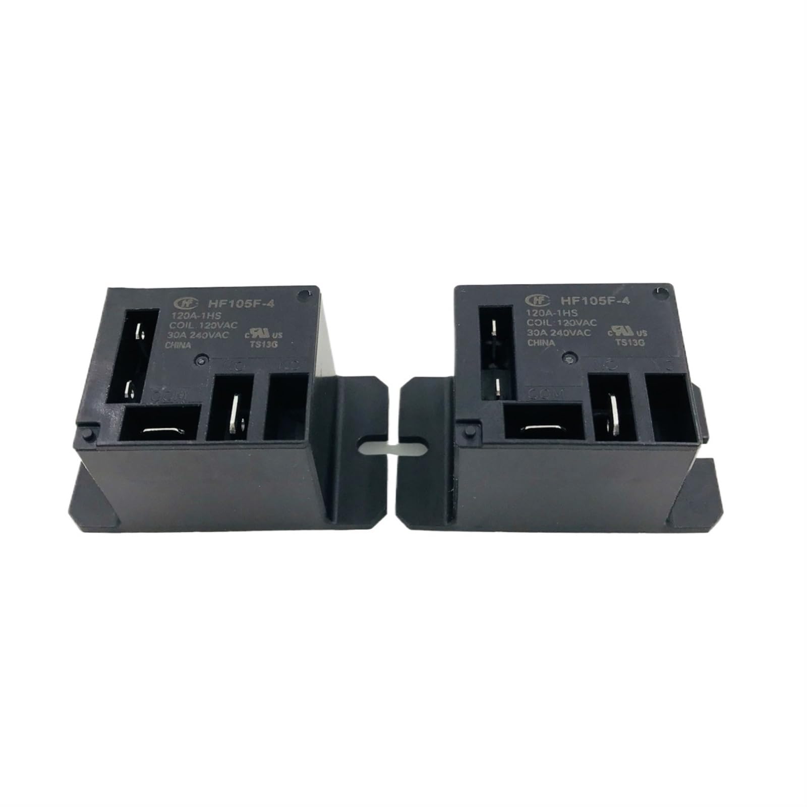 Relé HF105F-4-120A-1HS con contactos de plata normalmente abiertos 30A 3