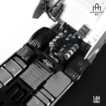 Amazon | 1/64 TM & ModernArt スカニア Scania トラック 白