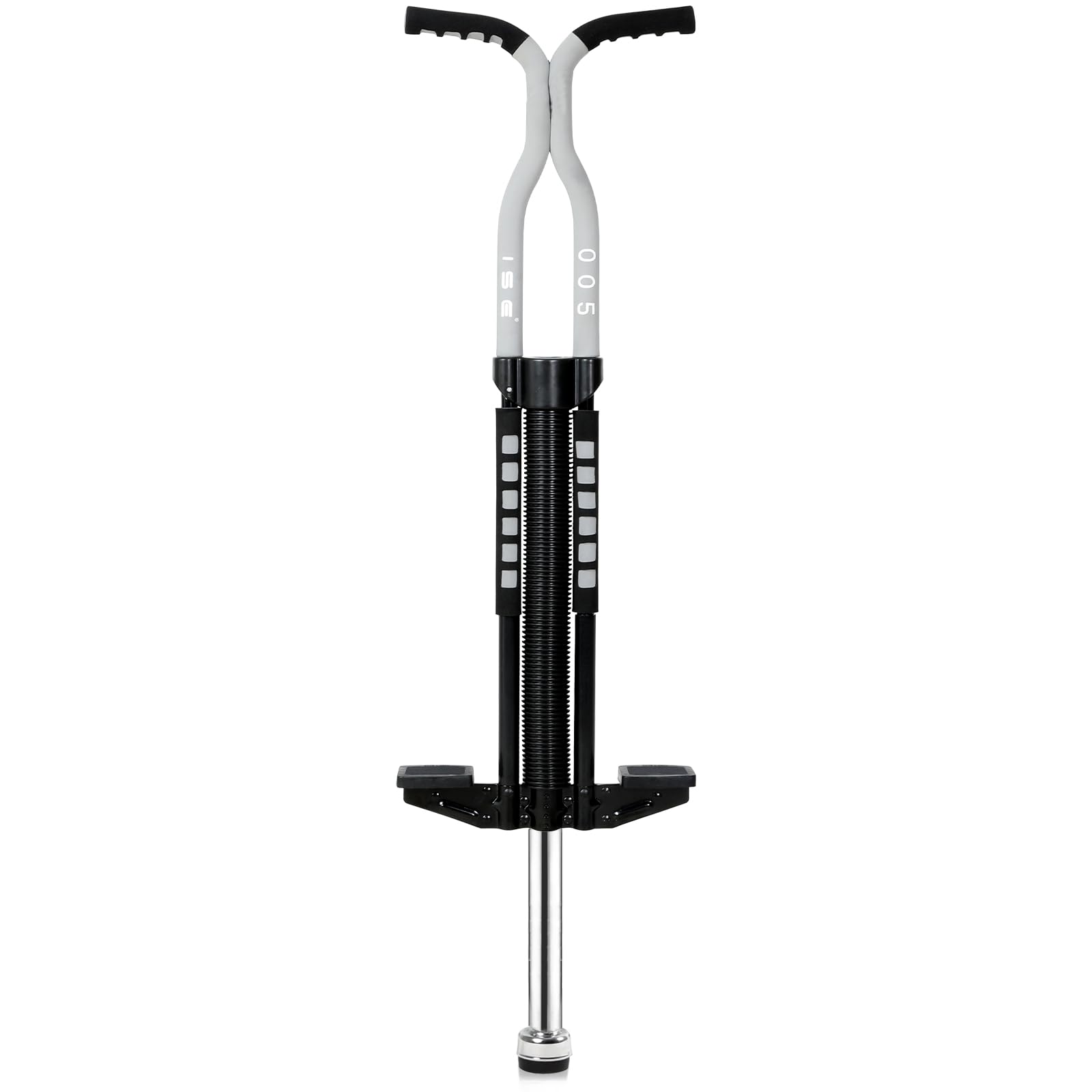 ISE Bâton Sauteur Enfant, Baton de Saut, Baton Sauteur Enfant, Jeux d'Extérieur, Divertissement Parents-Enfants et Jeux Amusants, Jouets d'Extérieur pour Enfants, SY-ST005 (Gris) Cadeaux de Fêtes