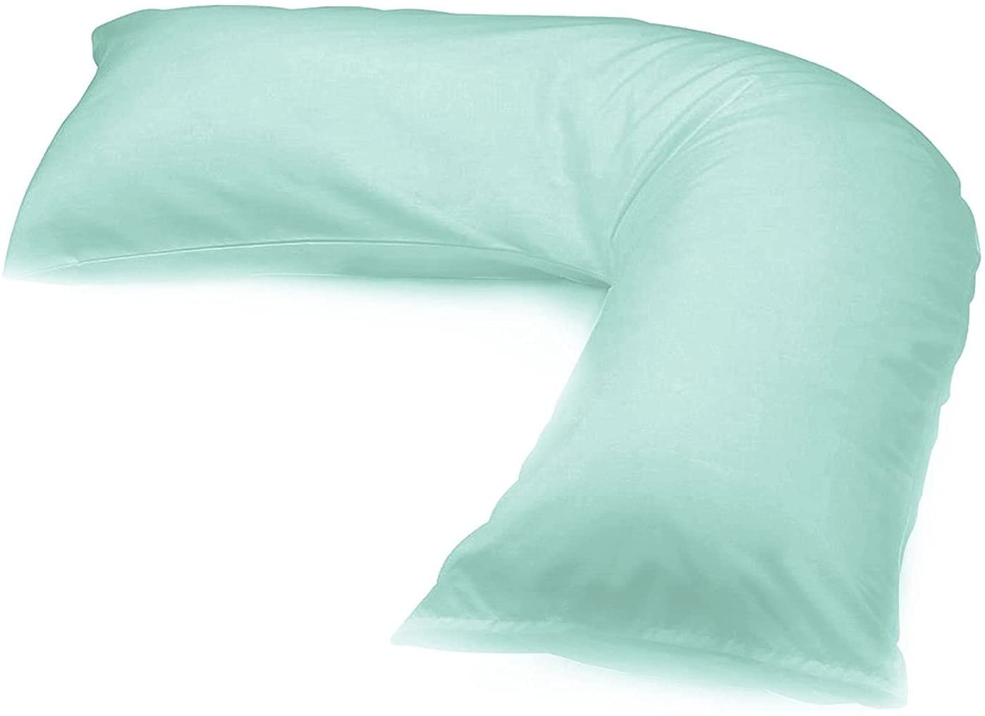 R&Z Aqua Orthopaedic, Nursing, Maternity V Shaped Bolster Pillow Case Cover (Aqua)