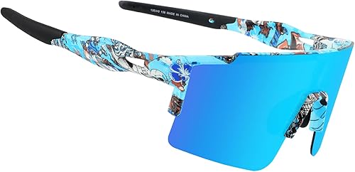 Gafas de sol polarizadas para ciclismo hombres y mujeres con 1 lente o 3 lentes intercambiables gafas de béisbol
