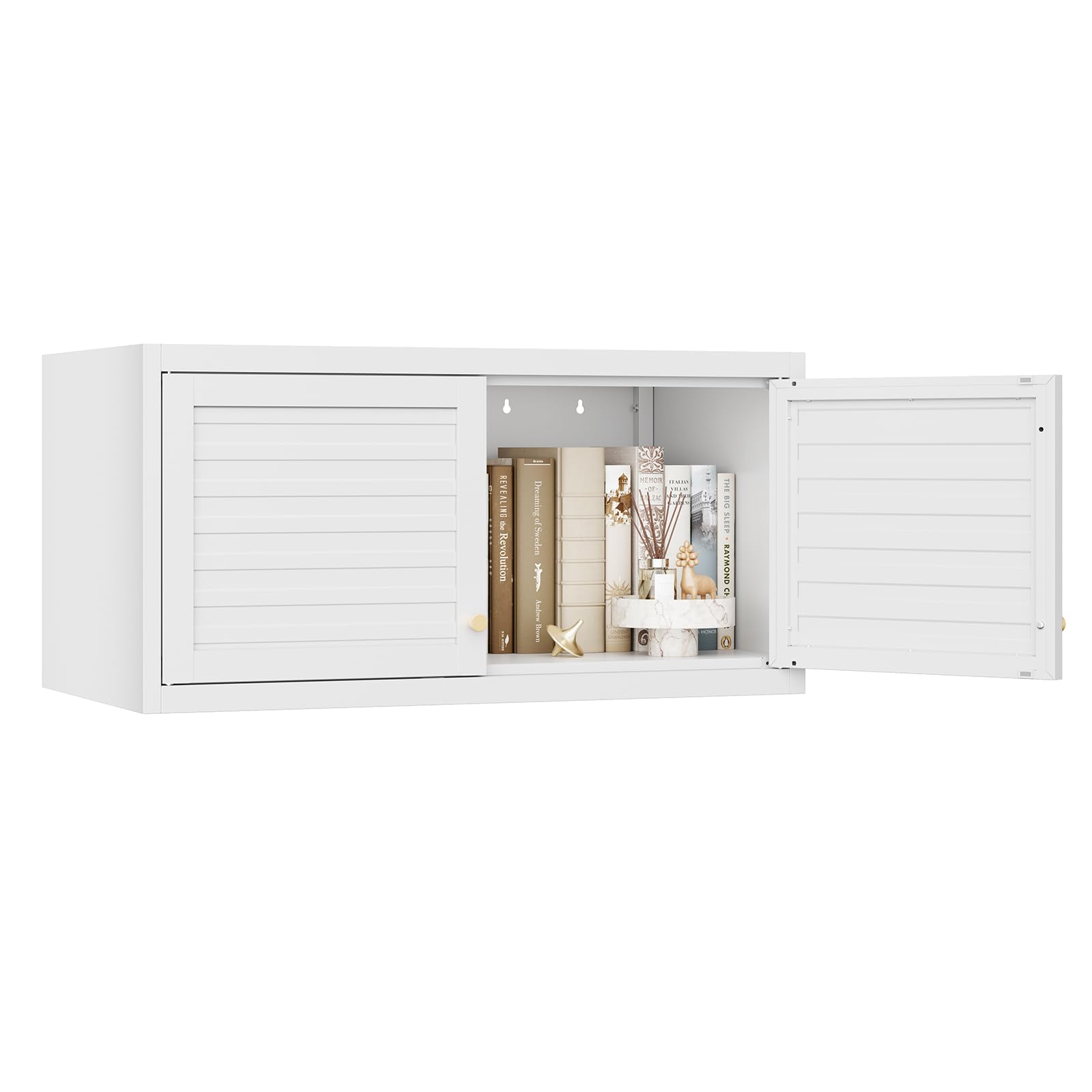 SteeLoong 15”Metal Wall Storage Cabinet,Upper Cabinet for Wardrobe