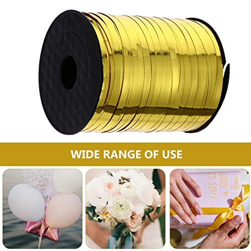 CLISPEED 1 Rolo de Ondulação Da Fita Balão Metálico Fitas Fitas de Rolo de Folha De Papel De Embrulh