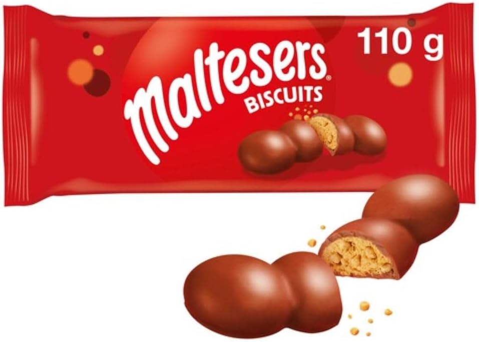 Maltesers Biscuits, 110g (Pack of 6 packets)