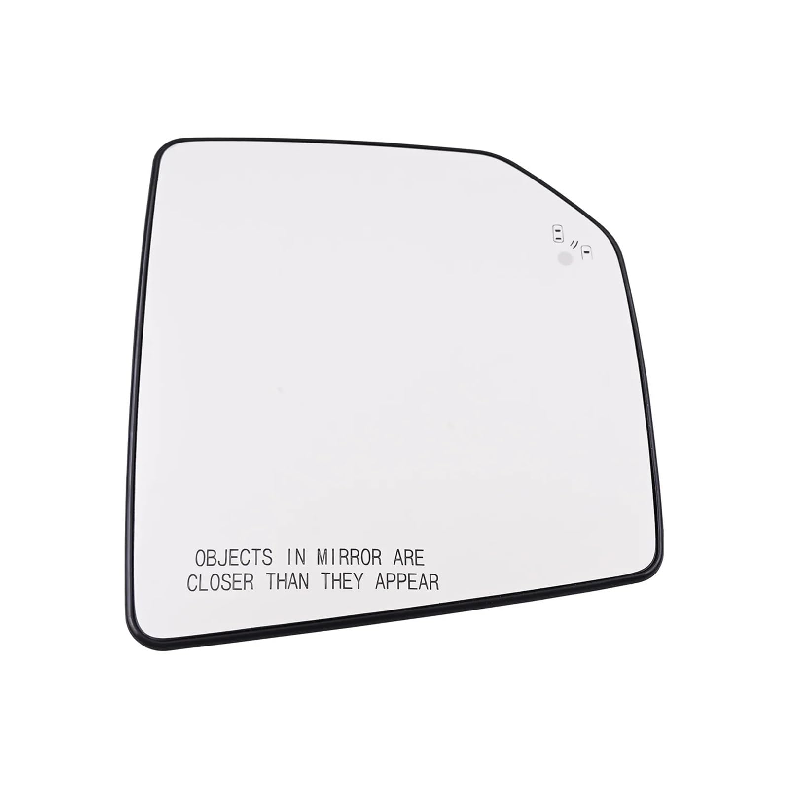 Vidrio Del Espejo Retrovisor Cristal de espejo retrovisor con calefacción alerta punto ciego auxiliar para F-150 2015-2021 FL3Z17K707D instalar(Right Side)