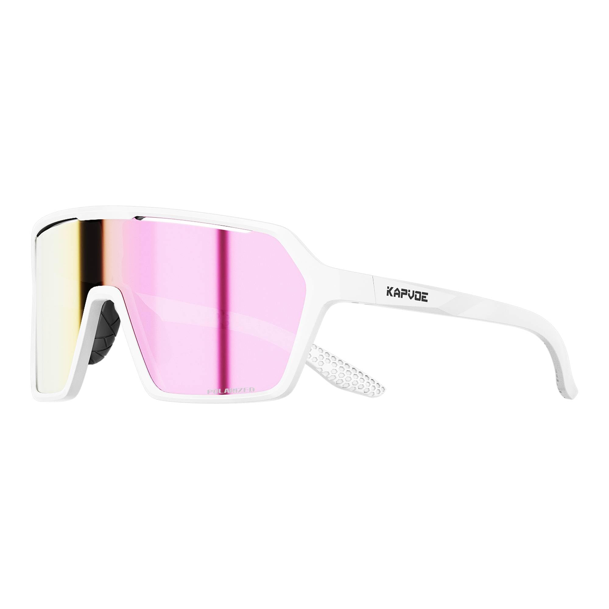 KAPVOE Fahrradbrille Herren Damen Polarisiert Sport Radfahren Sonnenbrille Baseball MTB Radbrille Rennrad Radsport K335