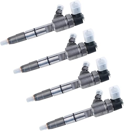 4Pcs 0445110454 Common Rail Fuel Injector Compatible With Isuzu JMC 4JB 2009-2018 Engine Diesel Injector 1112100ABA 0445 110 454