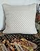 Coussin tricot blanc Coussin avec housse Coussin art deco Coussin fauteuil Coussin quadrant blanc Coussin decoratif