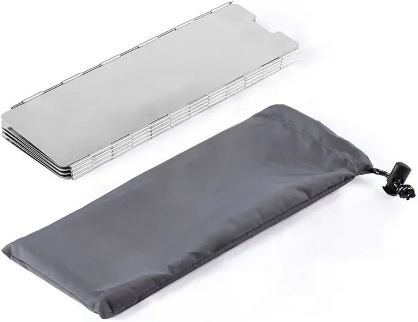 VUIKLCty Foldable Windscreen For Outdoor Camping Stoves,suitable For Camping Gas Stoves(10 Plates)