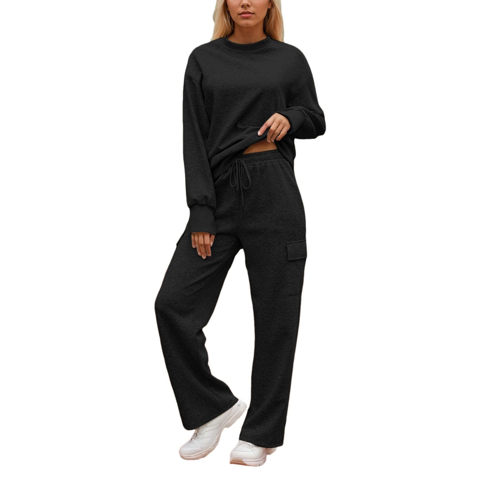 Chandal De Jogging Para mujer Tracksuit Conjunto deportivo femenino dos piezas sudadera y pantalón casual ropa cómoda traje diario para mujer