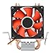 Mini CPU Kühler 2 Heatpipes High Air Geräuscharmer Lüfter CPU Lüfter PC Heat Sink Cooling Fan Computer Kühlset Kompakter Prozessorlüfter Computer Kühlkörper für 775 / 1155