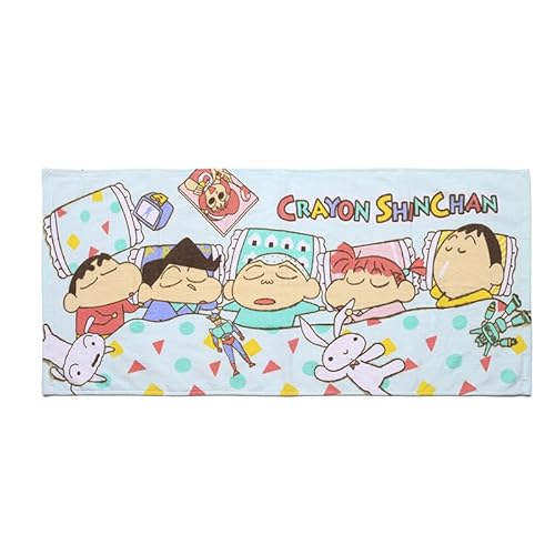 クレヨンしんちゃん フェイスタオル 人気 タオル 速乾 スポーツタオル 可愛い 吸水タオル おしゃれ リーニングタオル 柔らか肌触り 美観 通気性 シンプル ギフト プレゼント。34*80cm