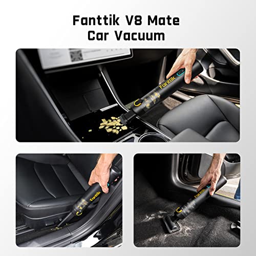 Fanttik 2-Pack Replacement HEPA Filter, Washable and Reusable Filter, Fits for Fanttik Slim V8 Mate & V8 Apex & V9 Mix & V10 Mix & Slim V10 Mate & Slim V10 Apex Car Vacuum (AV8001)