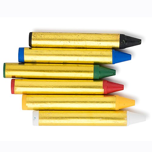 Dress Up America 6 Color Safe and Non Toxic Crayons Casepack For Face And Body, Multicolor - Image 2