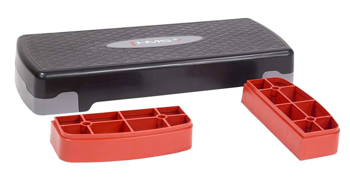 HMS Unisex's 17-44-008 5907695587357 Aerobic Step, Red/Black, One Size