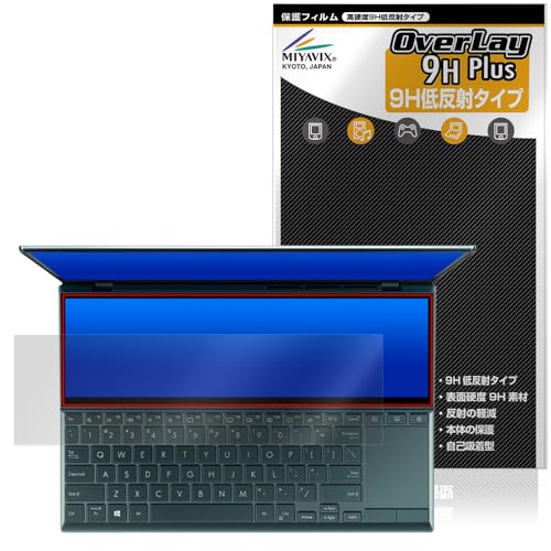 ~rbNX ASUS ZenBook Duo 14 UX482EA / UX482EG ScreenPad Plus (ZJhfBXvC) Ή ی tB PET dx 9H ᔽ KX̍dx {