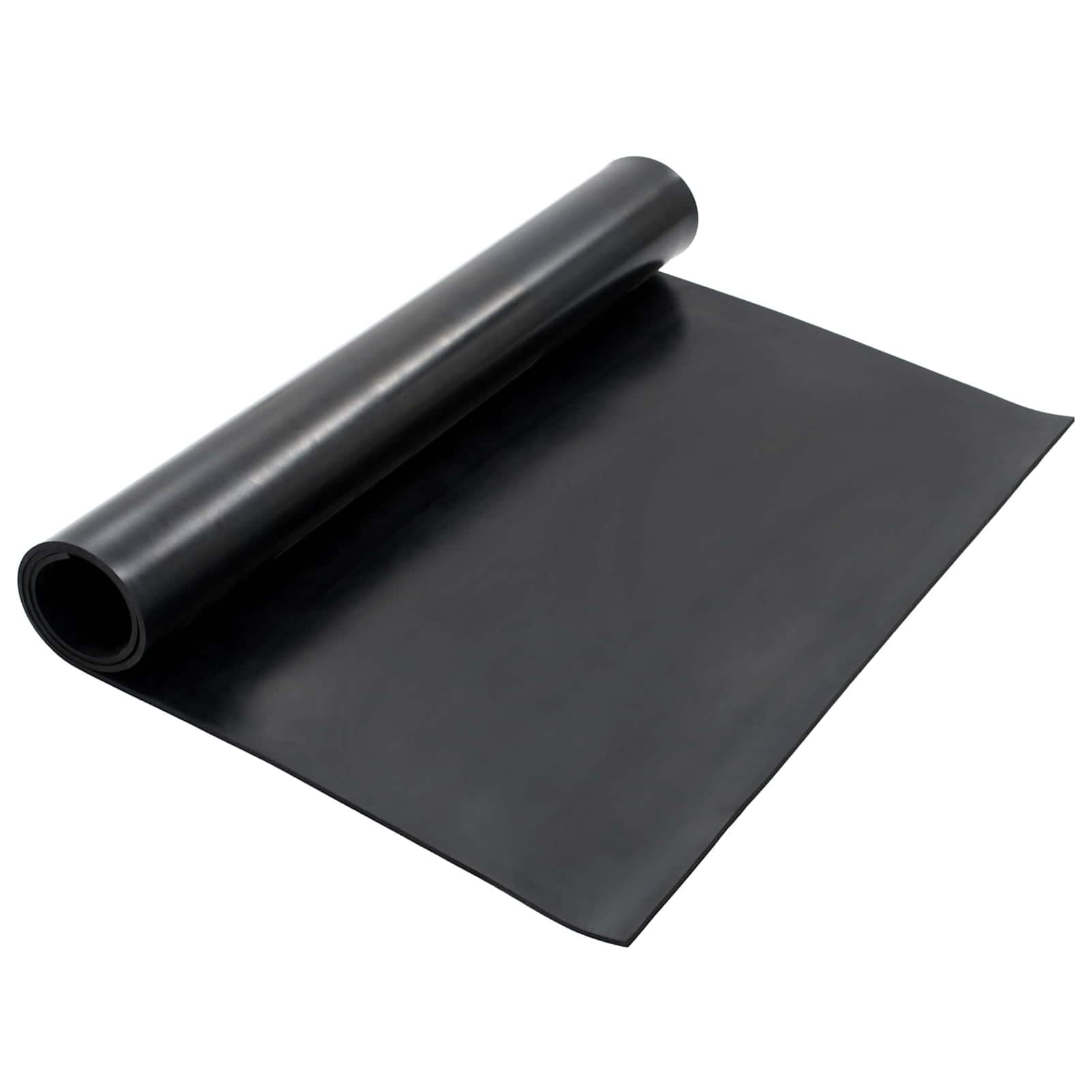 Gummi Fußmatte, Schwarz, 1,2 x 2 x 0,2 m, 30,8 kg, langlebig, leicht zu reinigen, für den Außenbereich, Garten, Terrasse, Eingang 42046742