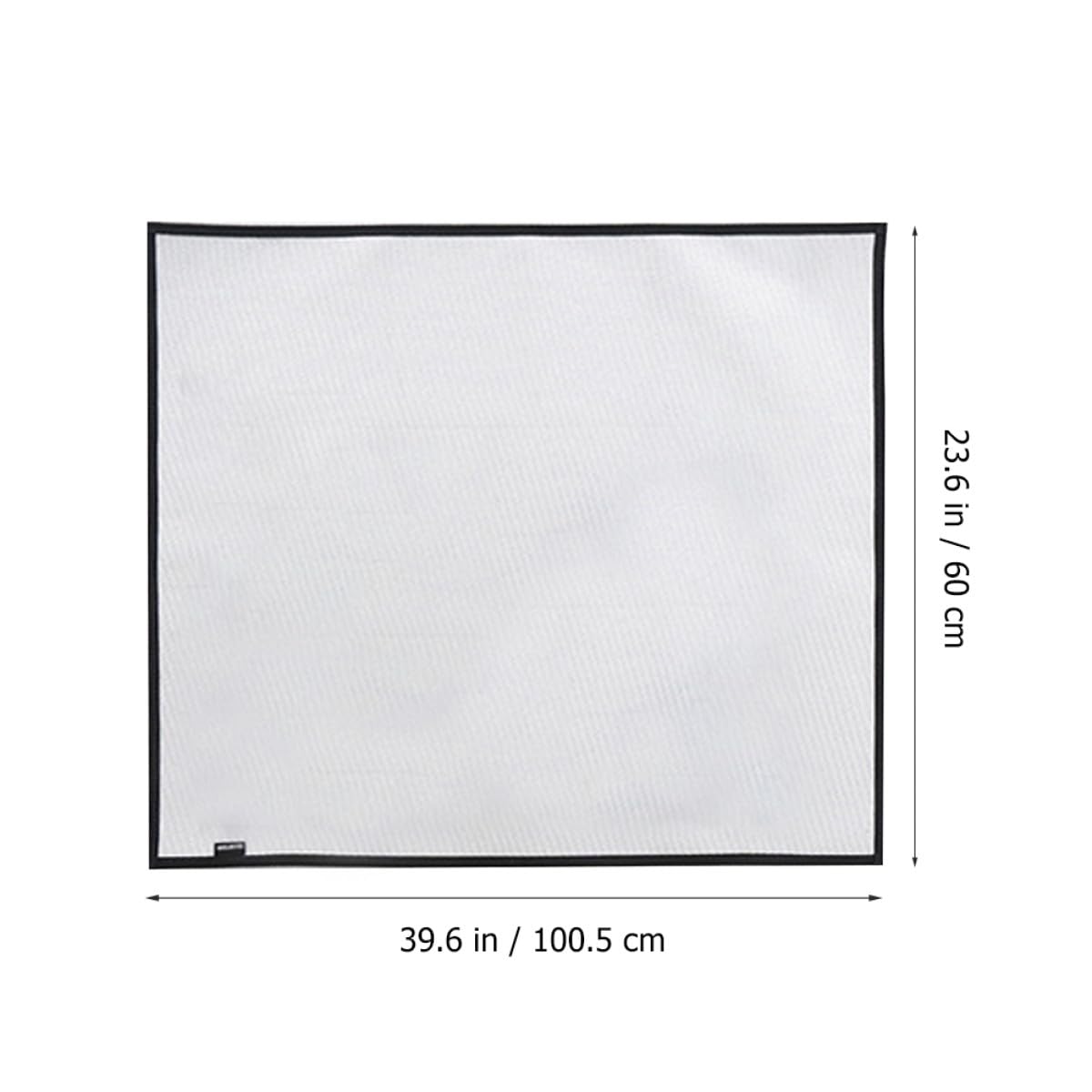 Manta ignífuga resistente al calor, 105 x 60 cm, alfombrilla aislante para barbacoa y almohadilla de cocina al aire libre con revestimiento de sílice de fibra de vidrio