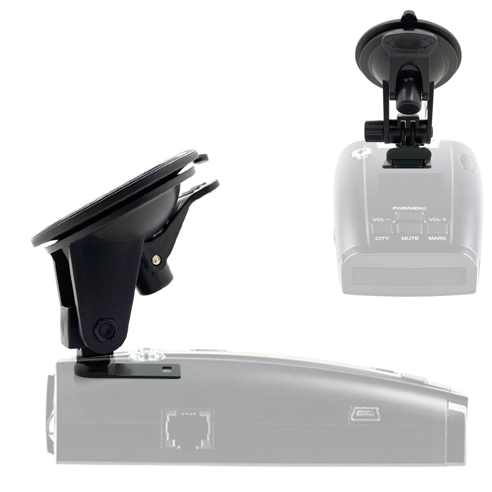 Car Windshield Super Suction Cup Bracket Compatible for UNIDEN R1 R2 R3 R4 R7 R8 R9 DFR3 DFR6 DFR7 DFR8 DFR9 Radar Detector (Only for Uniden Models), Easy to Install
