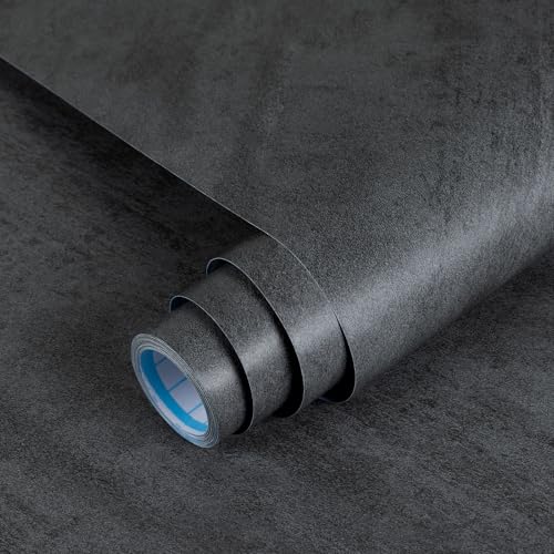Hode Klebefolie Möbel Grau 30x300cm Möbelfolie Betonoptik Selbstklebende...