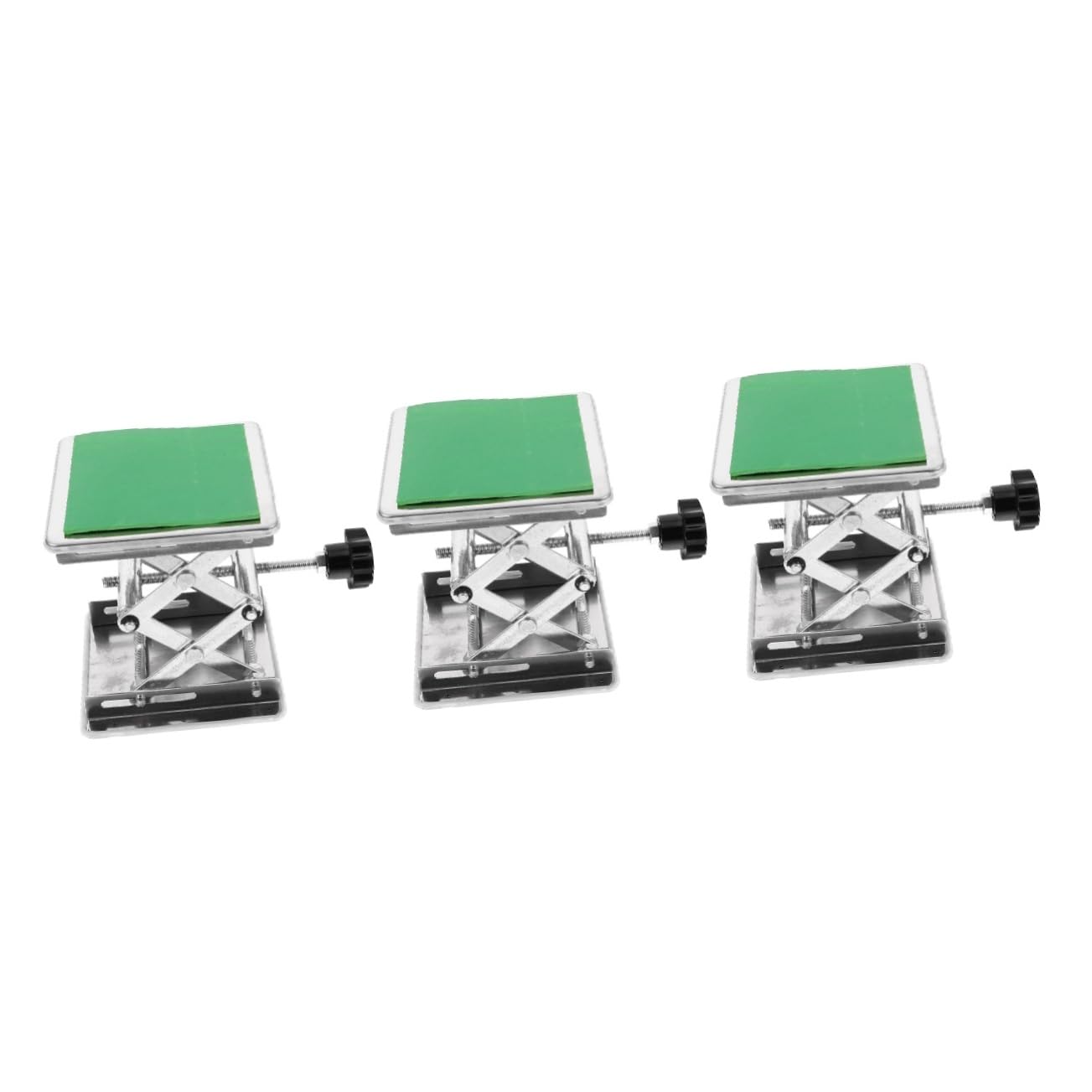 MAGICLULU 3 Piezas Soporte De Mesa De Gato Elevador Jacobo Soportes Soporte De Plataforma Elevadora De Laboratorio Material Jack De Laboratorio Gato De Soporte Ajustable Acero Inoxidable