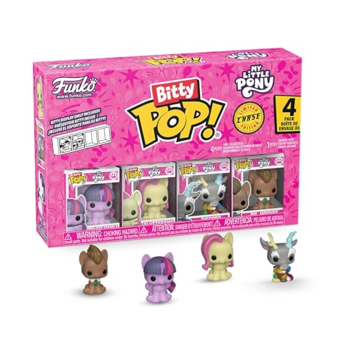 Funko Bitty Pack: My Little Pony - Twilight Sparkle - Probabilità di 1/6 per la Variante ChaseE una Mini Figura Misteriosa a Sorpresa - 0.9 Inch (2.2 Cm) - My Little Pony TV da Collezione