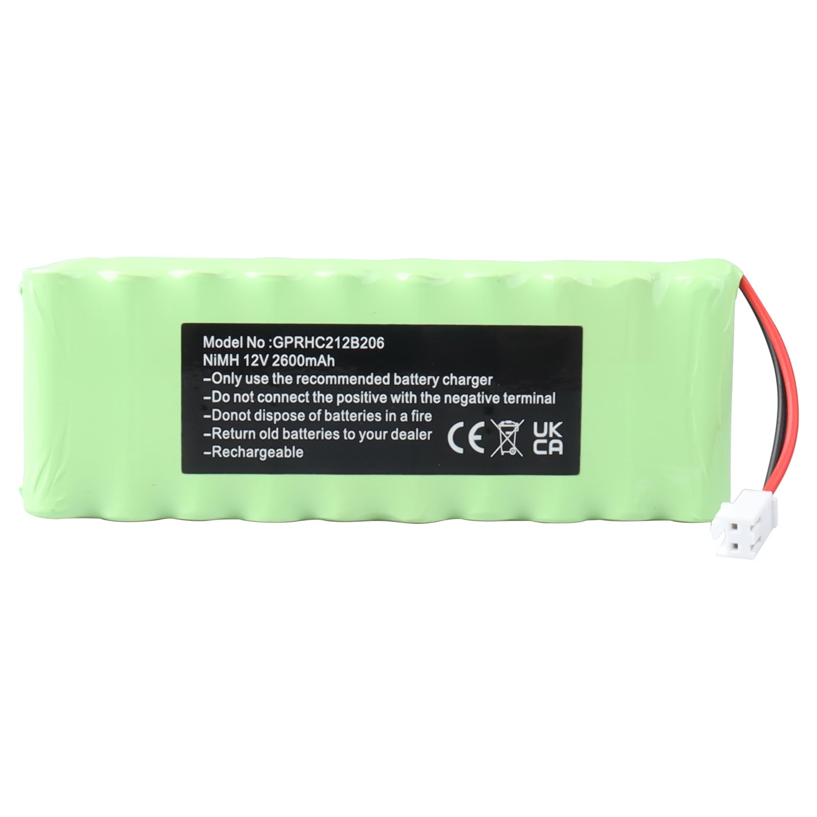 Batterie NiMH MXJFYY 12 V 2 600 mAh pour volet Roulant Roto GP210AAHCB10BMX, GPRHC212B206, WDT-S RT2-SF, Radio Solaire G2/G3/G4, vidéosurveillance, volet Roulant extérieur ZRO SF, ROTO ZEL