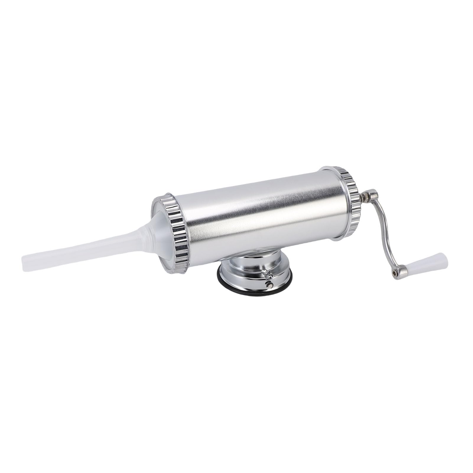 Asixxsix Sausage Stuffer, Stainless Steel Homemade Manual Sausage Maker Meat Filling Machine for Household Commercial Use, Home Camping Outdoor Grill (S)