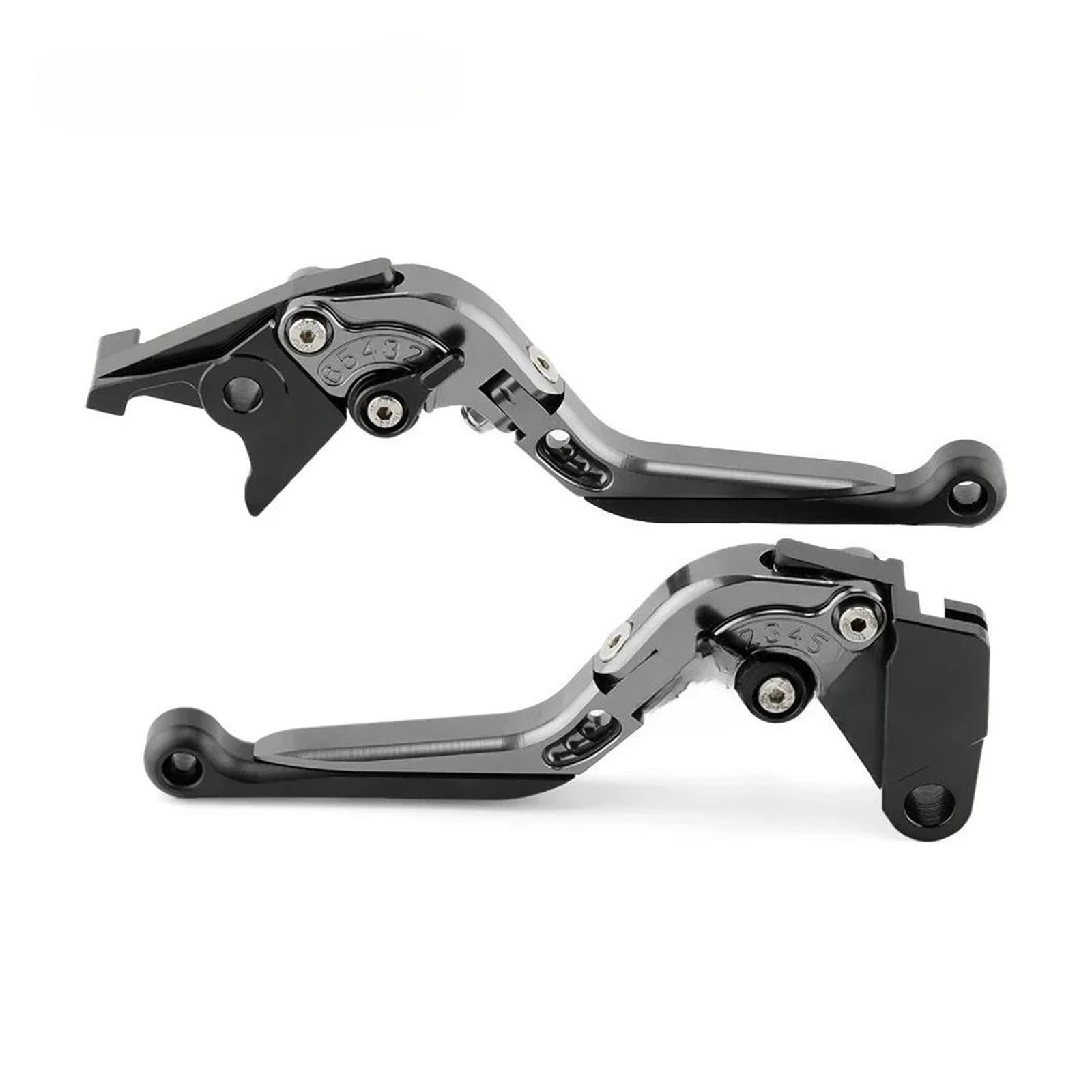 Usqbuzhhk Titanium Brake Clutch Lever Motorcycle Brake Clutch Lever For Ninja 650 650R 400R Er6f Er6n Er4n For Versys Kle650 Adjustable Expandable Levers(Titanium)