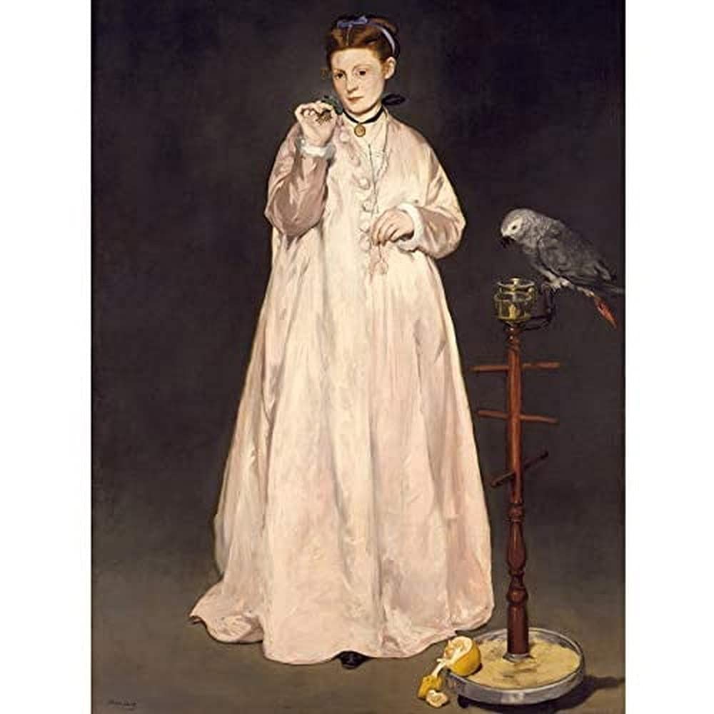 Edouard Manet Young Lady In 1866 Art Print Canvas Premium Wall Decor Poster Mural