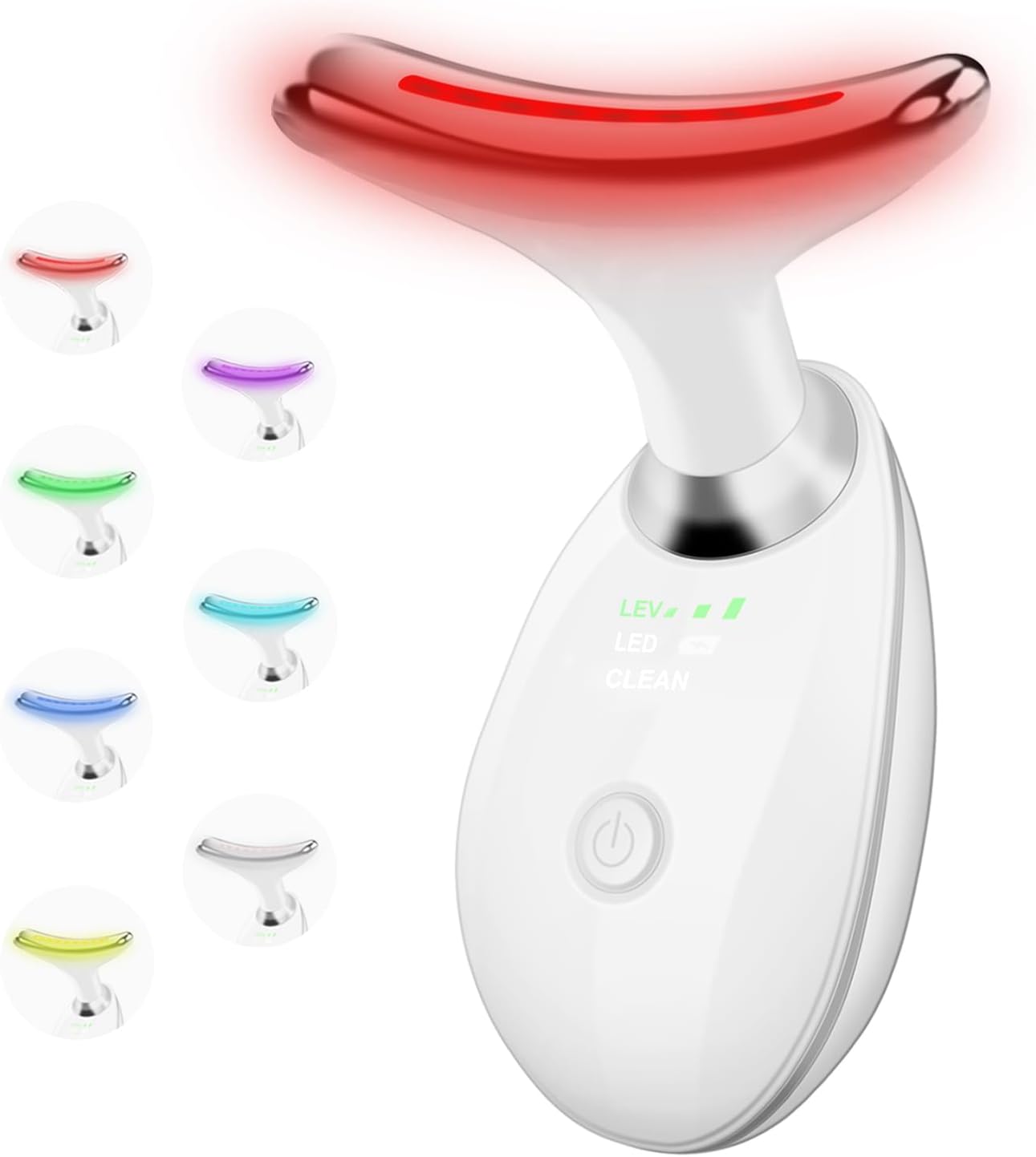 Facial Massager,7 Color LED Light Therapy for Face and Neck,Portable Beauty Skin Care Tools Facial Massager,7 Color LED Light Therapy for Face and Neck,Portable Beauty Skin Care Tools