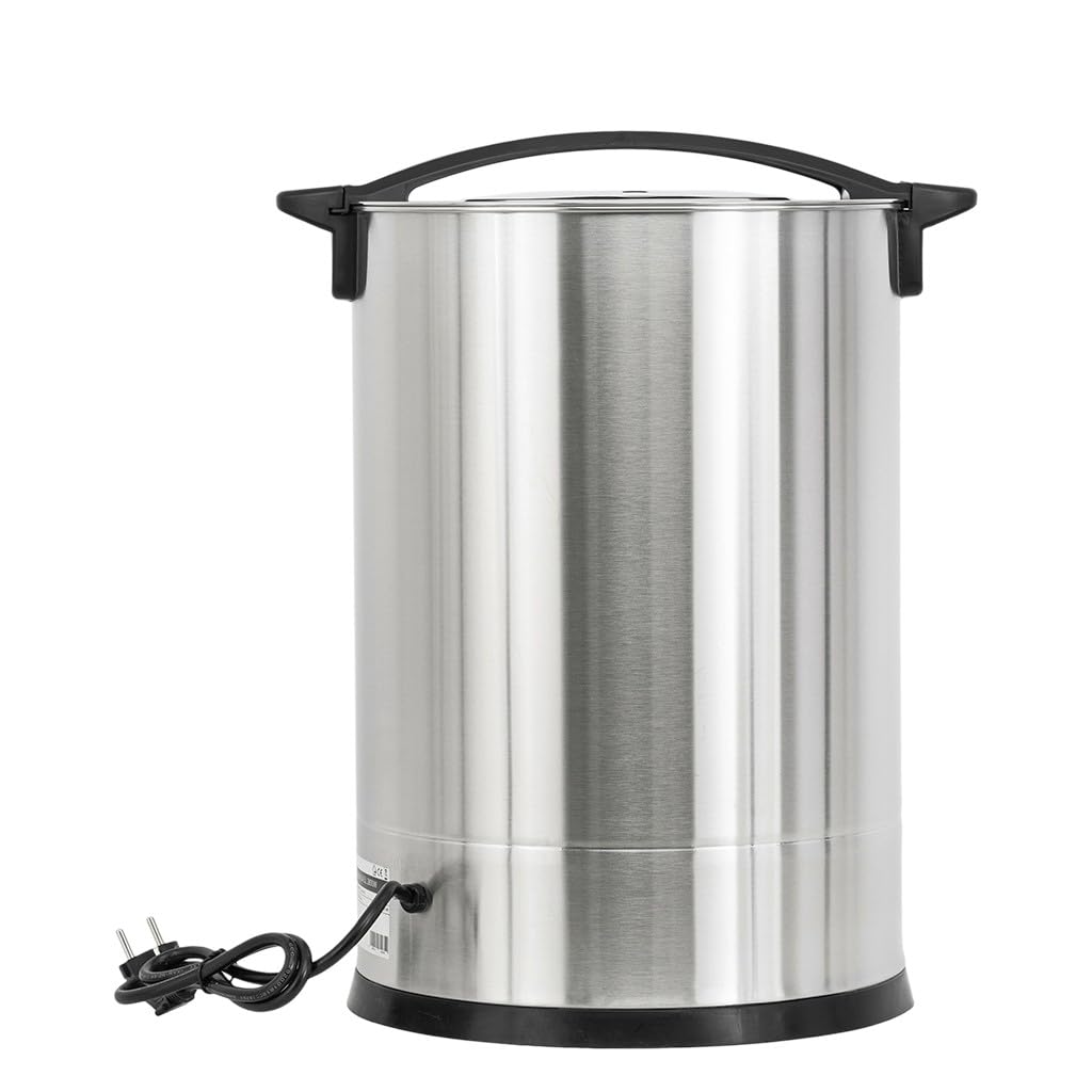 Mega-M Warnik do wody 24,5 l 2800 W inox z kranikiem 230 V | Regulacja temperatury, Keep Warm, wskaźnik poziomu wody, stal inox, kranik, do gastronomii