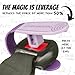 UnbuckleMe Car Seat Buckle Release Tool - Easy Opener Aid for Arthritis, Long Nails, Older Kids - Button pusher for infant, toddler, convertible 5 pt harness car seats - As Seen on Shark Tank (Purple)