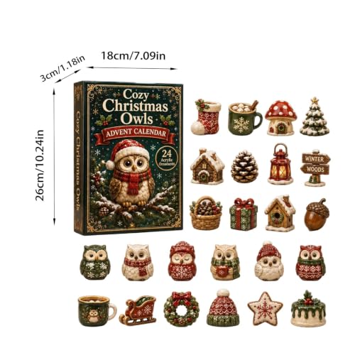 Bird Advent Calendar 2026, 24 Days 2D Christmas Countdown，#D - image 2