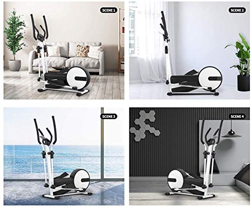 Image of Elliptical Machine Electromagnetic Control Resistance 24-Speed Electric Adjustment Space Walk Machine Indoor Exercise Bike Exercise Equipment
