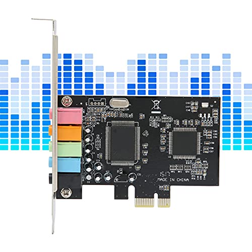 Carte son PCIe 5.1 interne pour PC Windows avec support discret pour boîtier - 6