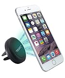 Xcellent Global Soporte Montura Ventilador Aire Coche Universal Magn¨¦tico Ranura CD para iPhone 5/4s/5c/6/6 Plus, iPad Mini, Samsung Galaxy Serie S, HTC, Motorola, Blackberry y Todos Smartphones/ Mini Tablets/ GPS, Color Negro M-CA017