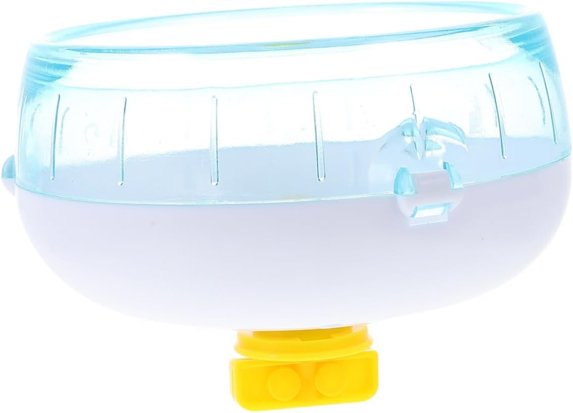 Silent Hamster Running Wheel 21cm Blue Plastic Exercise Wheel for Chinchillas Gerbils Guinea Pigs Small Animal Enrichment