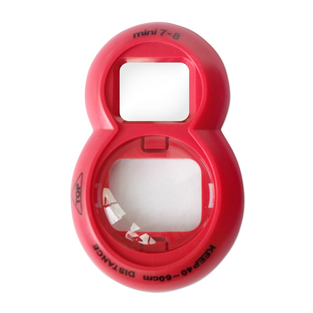 FoRapid Instax Mini Selfie Lens Close Up Lens with Self-Portrait Mirror for Fujifilm Instax Mini 9 Mini 8 Mini 7s & Polaroid 300 Instant Film Cameras (Red)